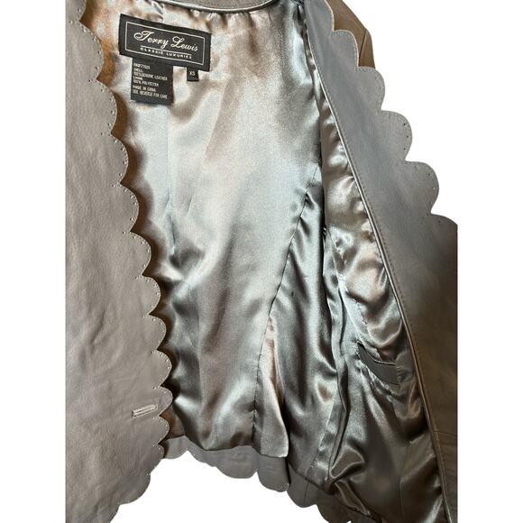 Vintage Terry Lewis Classic Luxuries Leather Jacket Shirt - Picture 13 of 16